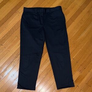 rag & bone Navy Cropped Tailored Dress Pants